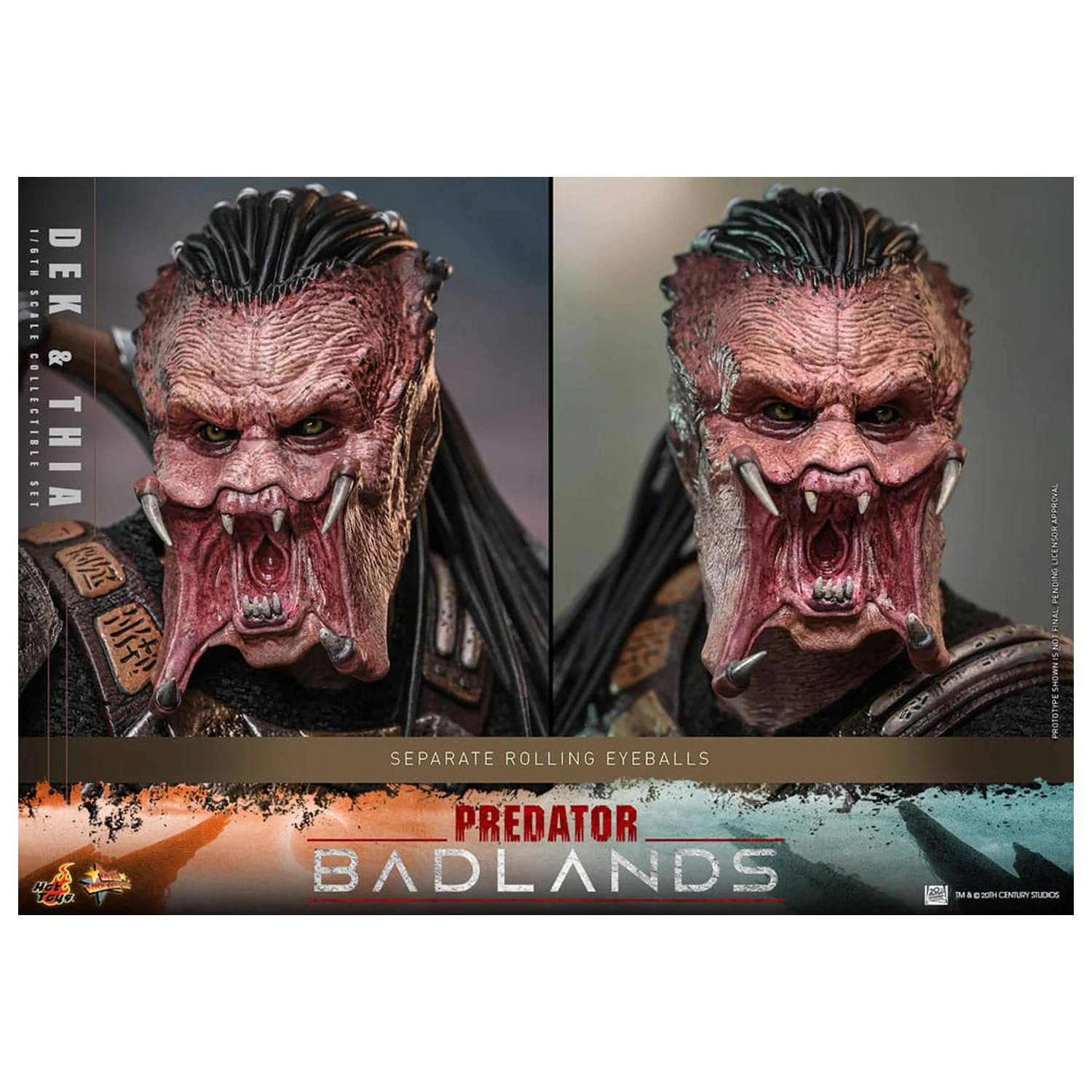 Predator: Badlands Movie Masterpiece Figurina de actiune 1/6 Dek & Thia 30 cm poza produsului
