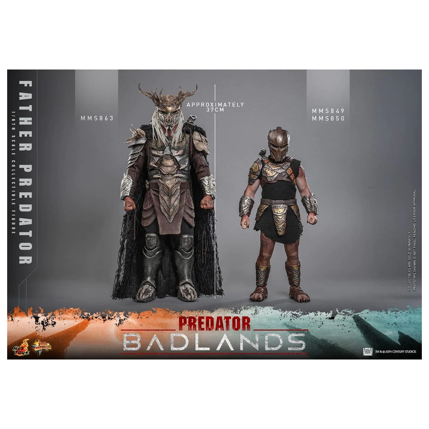 Predator: Badlands Movie Masterpiece figurina de acțiune 1/6 Njohrr 36 cm poza produsului