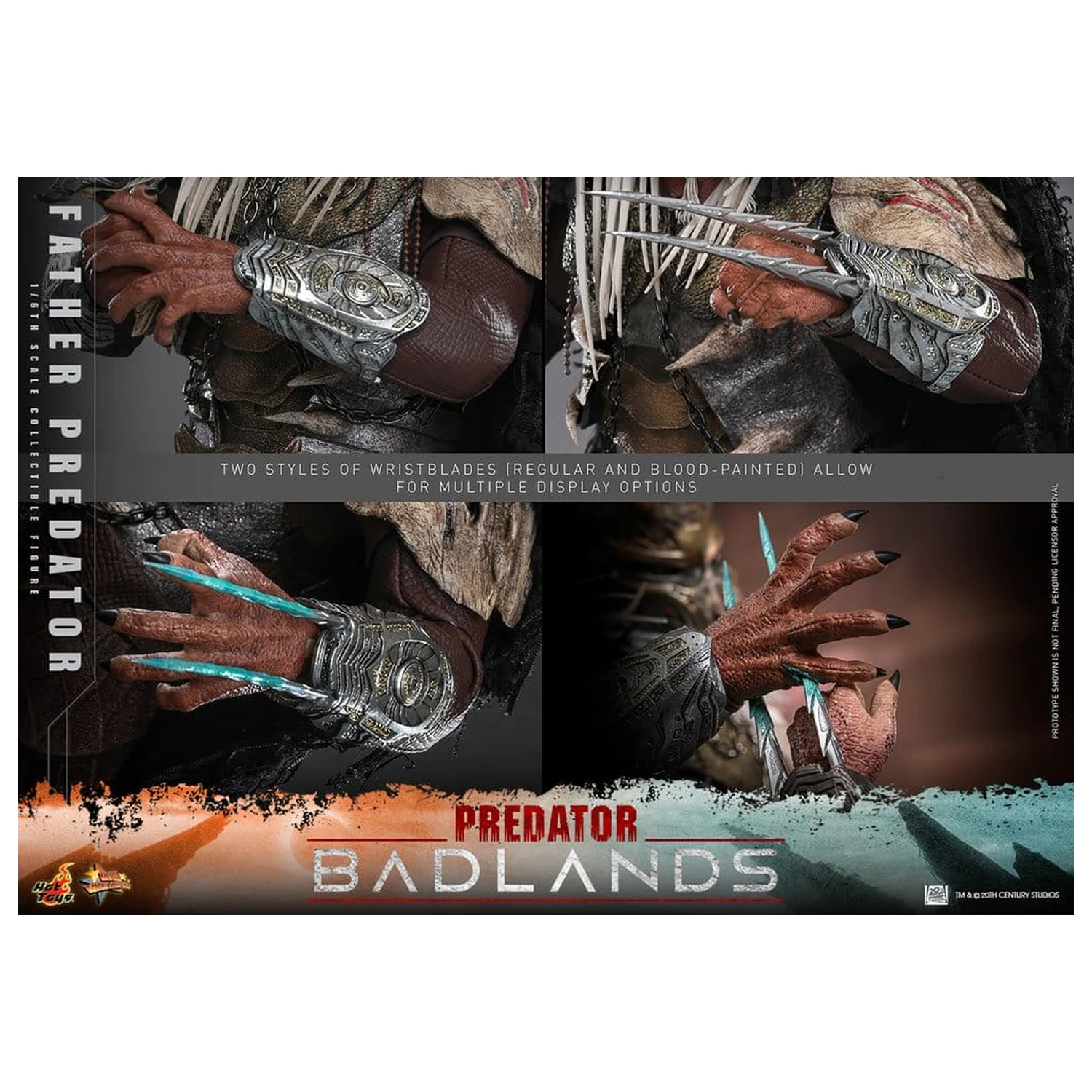 Predator: Badlands Movie Masterpiece figurina de acțiune 1/6 Njohrr 36 cm poza produsului