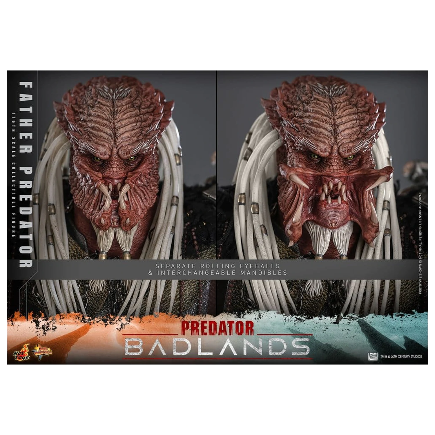 Predator: Badlands Movie Masterpiece figurina de acțiune 1/6 Njohrr 36 cm poza produsului