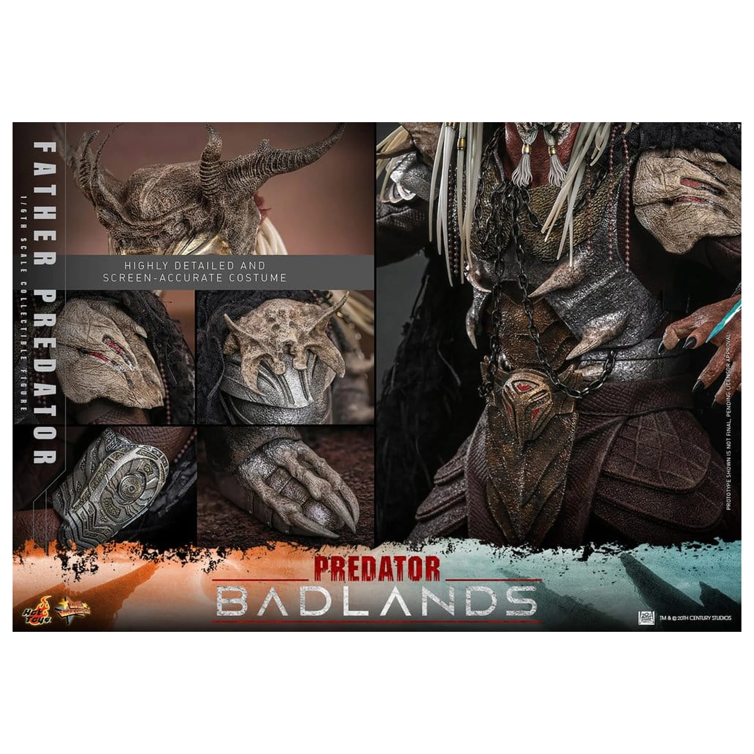 Predator: Badlands Movie Masterpiece figurina de acțiune 1/6 Njohrr 36 cm poza produsului