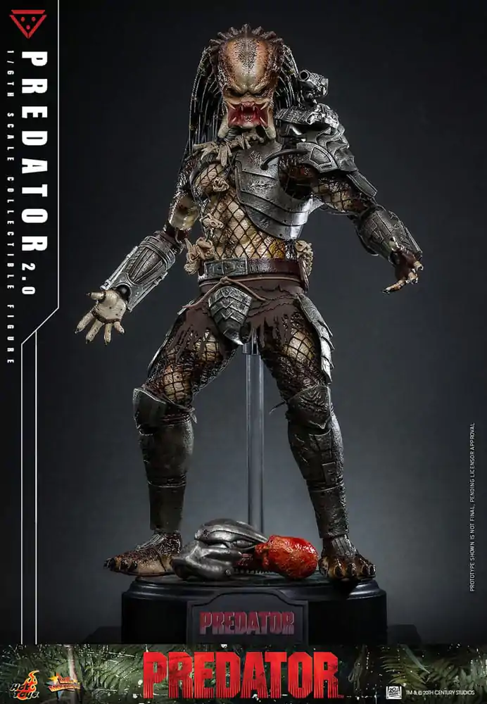 Figurină de acțiune de capodoperă de film Predator 1/6 Predator (2.0) 34 cm poza produsului