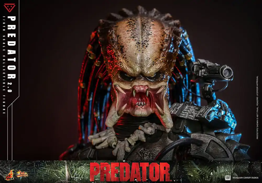 Figurină de acțiune de capodoperă de film Predator 1/6 Predator (2.0) 34 cm poza produsului