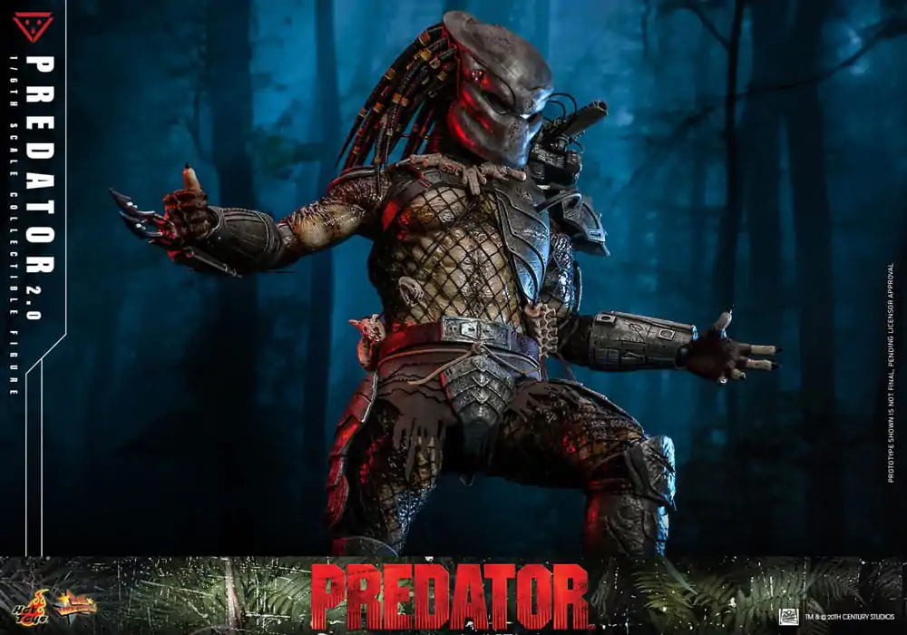 Figurină de acțiune de capodoperă de film Predator 1/6 Predator (2.0) 34 cm poza produsului