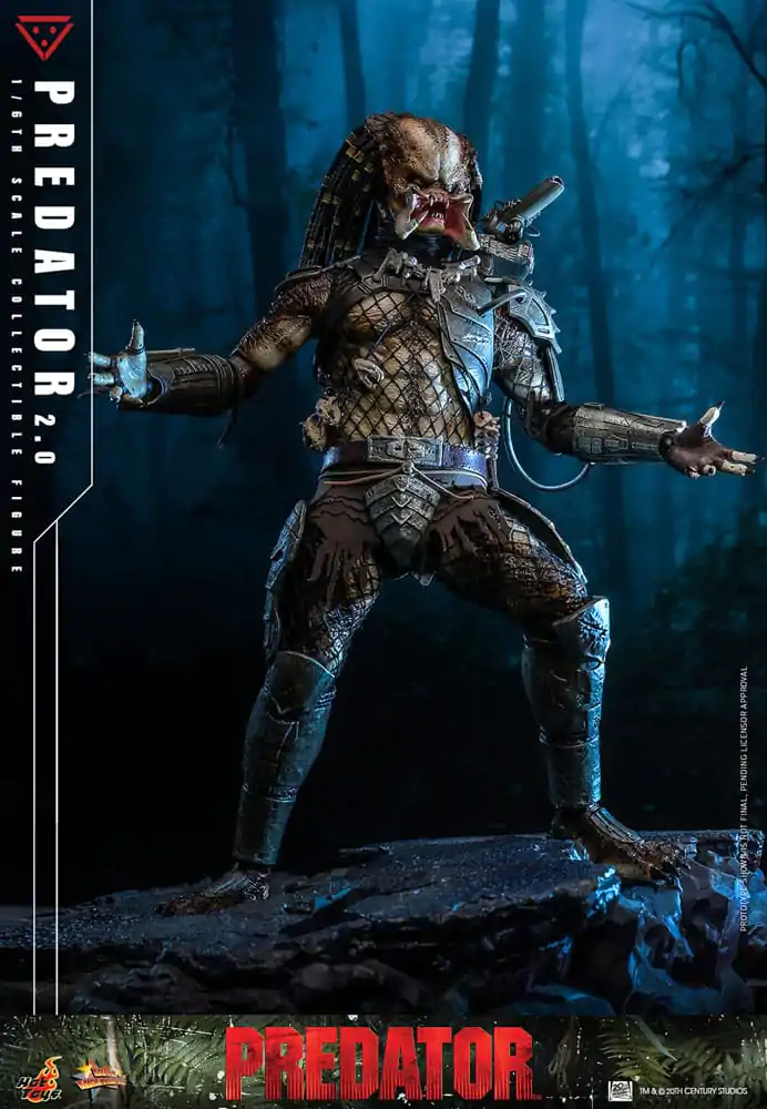 Figurină de acțiune de capodoperă de film Predator 1/6 Predator (2.0) 34 cm poza produsului
