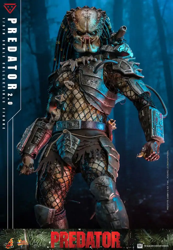Figurină de acțiune de capodoperă de film Predator 1/6 Predator (2.0) 34 cm poza produsului