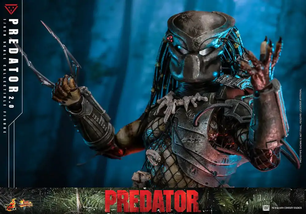 Figurină de acțiune de capodoperă de film Predator 1/6 Predator (2.0) 34 cm poza produsului