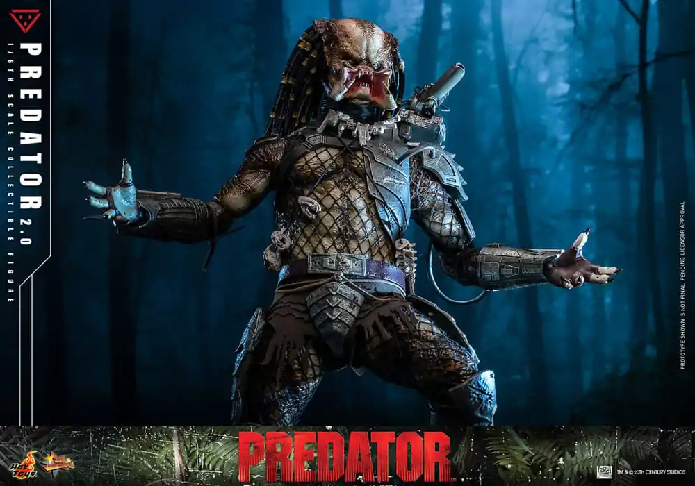 Figurină de acțiune de capodoperă de film Predator 1/6 Predator (2.0) 34 cm poza produsului