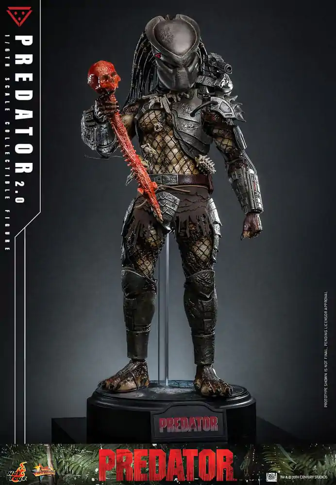 Figurină de acțiune de capodoperă de film Predator 1/6 Predator (2.0) 34 cm poza produsului