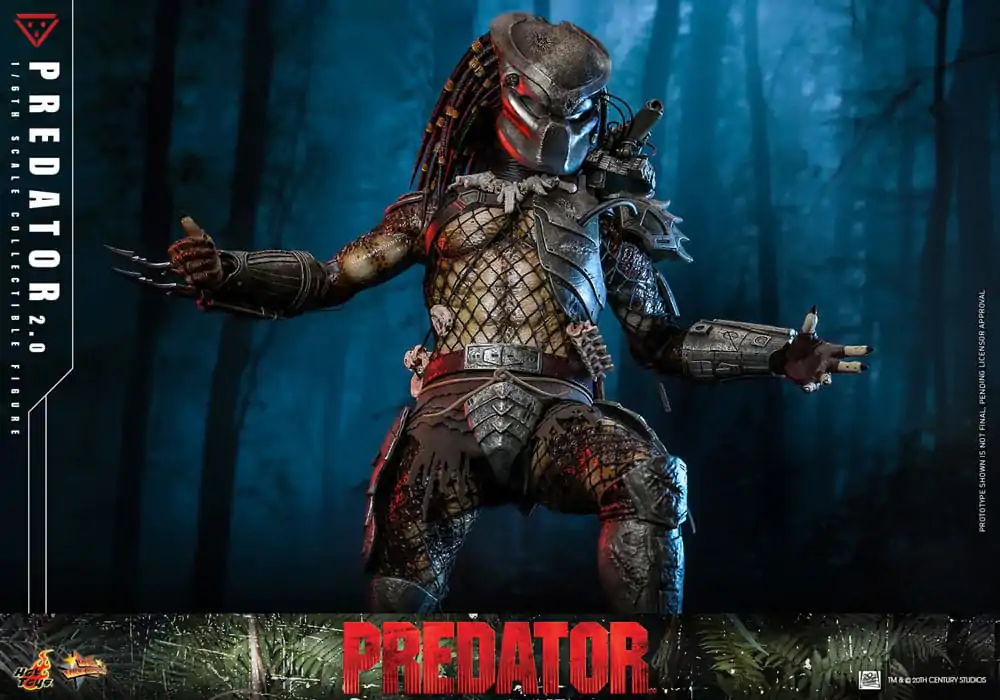 Figurină de acțiune de capodoperă de film Predator 1/6 Predator (2.0) 34 cm poza produsului