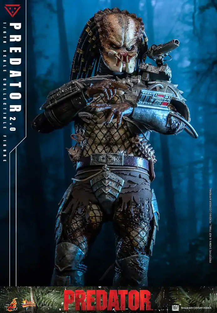 Figurină de acțiune de capodoperă de film Predator 1/6 Predator (2.0) 34 cm poza produsului
