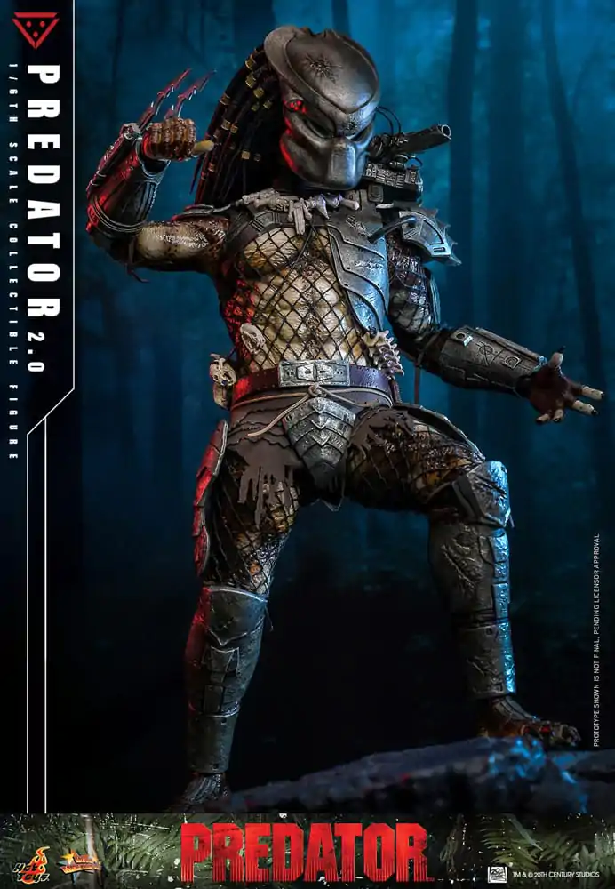 Figurină de acțiune de capodoperă de film Predator 1/6 Predator (2.0) 34 cm poza produsului