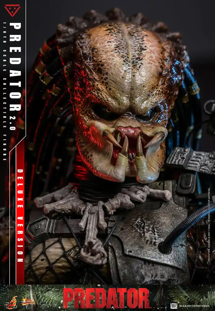Figurină de acțiune de colecție Predator Movie Masterpiece 1/6 Predator (2.0) Deluxe Version 34 cm poza produsului