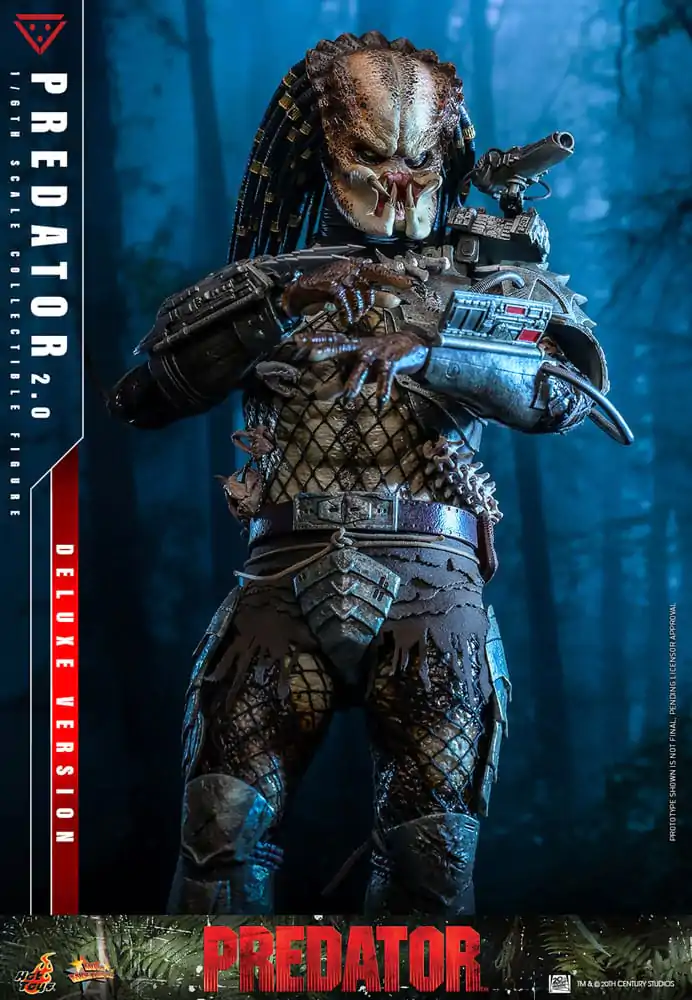 Figurină de acțiune de colecție Predator Movie Masterpiece 1/6 Predator (2.0) Deluxe Version 34 cm poza produsului