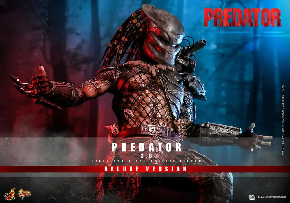 Figurină de acțiune de colecție Predator Movie Masterpiece 1/6 Predator (2.0) Deluxe Version 34 cm poza produsului