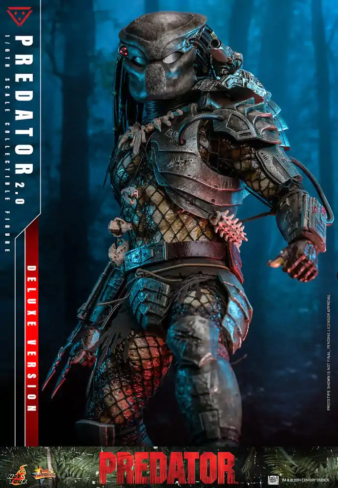 Figurină de acțiune de colecție Predator Movie Masterpiece 1/6 Predator (2.0) Deluxe Version 34 cm poza produsului