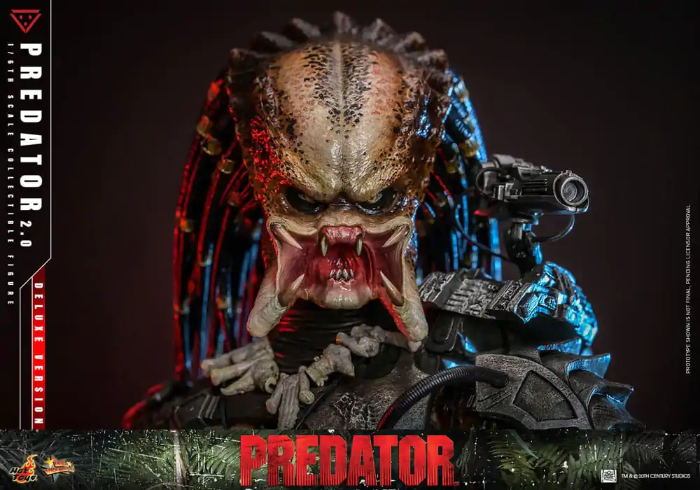 Figurină de acțiune de colecție Predator Movie Masterpiece 1/6 Predator (2.0) Deluxe Version 34 cm poza produsului