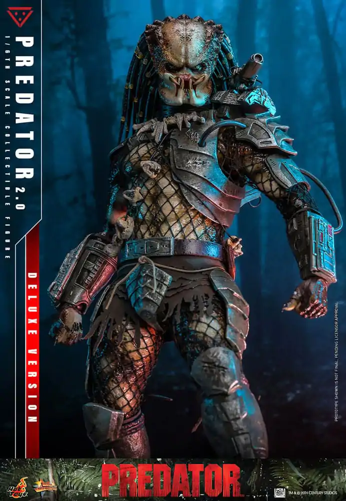 Figurină de acțiune de colecție Predator Movie Masterpiece 1/6 Predator (2.0) Deluxe Version 34 cm poza produsului