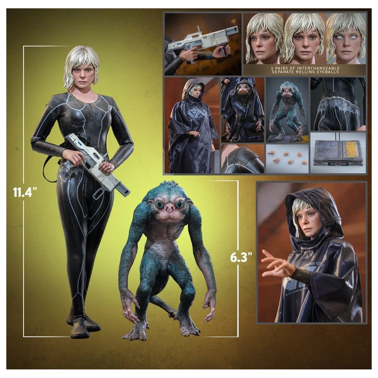 Predator Sixth Scale Figurina Set Thia si Bud 29 cm poza produsului
