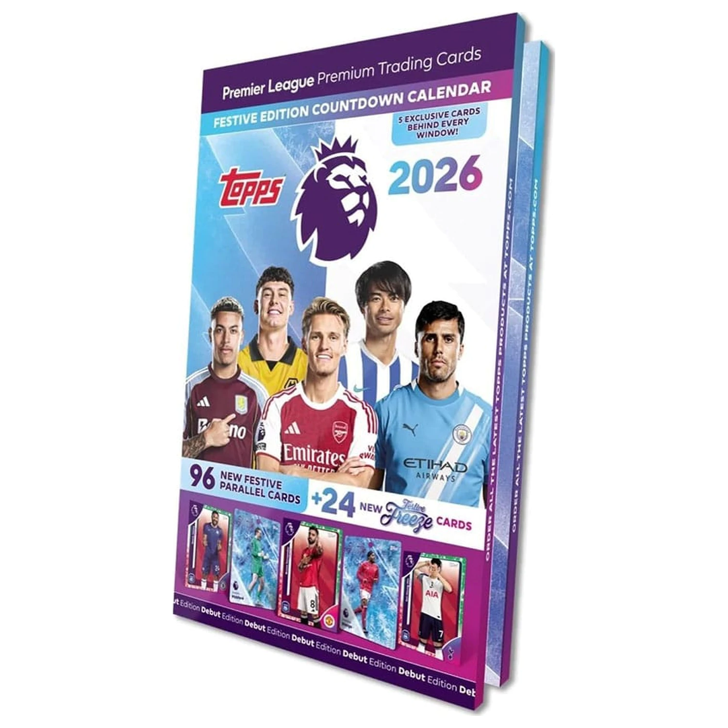 Premier League Trading Cards 2026 Countdown calendar poza produsului