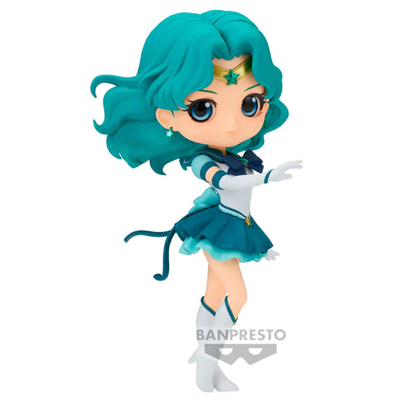 Pretty Guardian Sailor Moon Cosmos the Movie Eternal Sailor Neptune ver.A Q posket figurină 14cm poza produsului