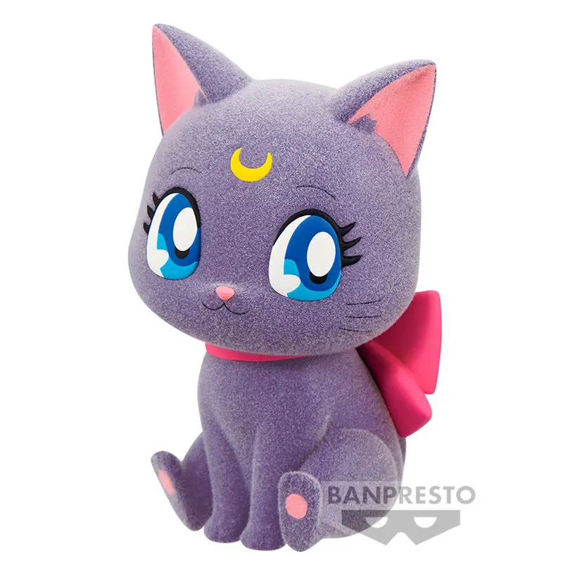Pretty Guardian Sailor Moon Cosmos the Movie Luna Big Ribbon Fluffy Puffy figurina 7cm poza produsului