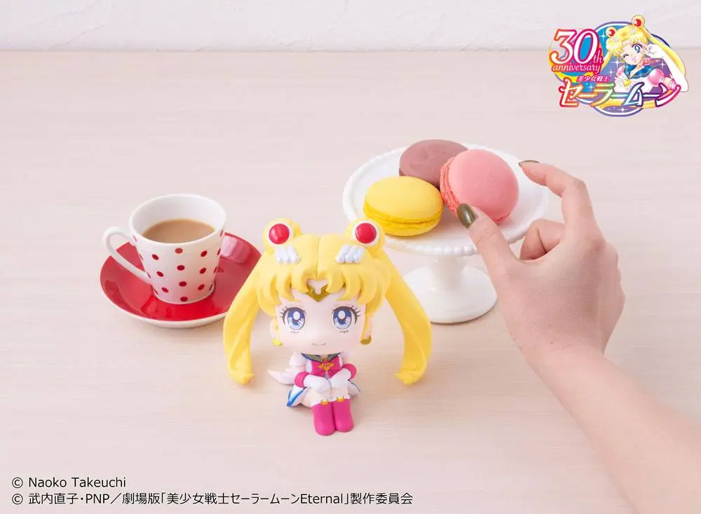 Pretty Guardian Sailor Moon Look Up Statuie PVC Super Sailor Moon 11 cm poza produsului