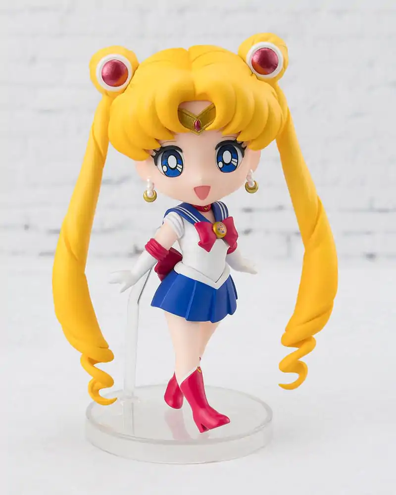 Figurină de acțiune Pretty Guardian Sailor Moon R Figuarts mini Sailor Moon Crystal Star Compact Edition 9 cm poza produsului