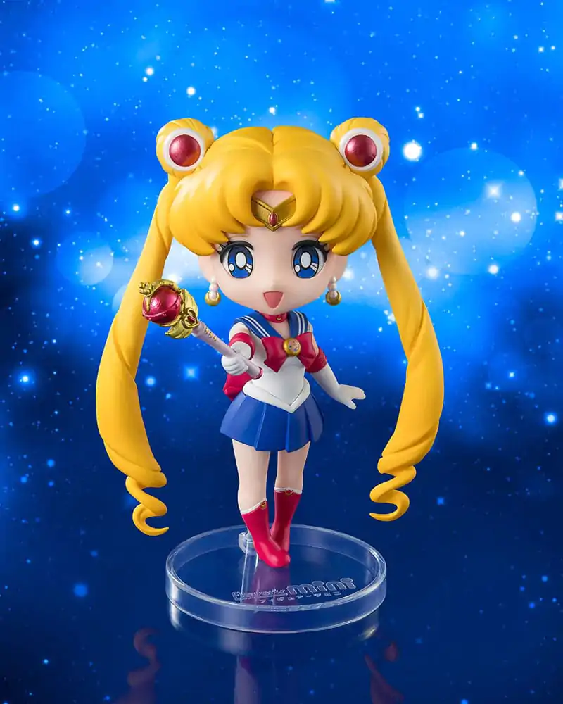 Figurină de acțiune Pretty Guardian Sailor Moon R Figuarts mini Sailor Moon Crystal Star Compact Edition 9 cm poza produsului