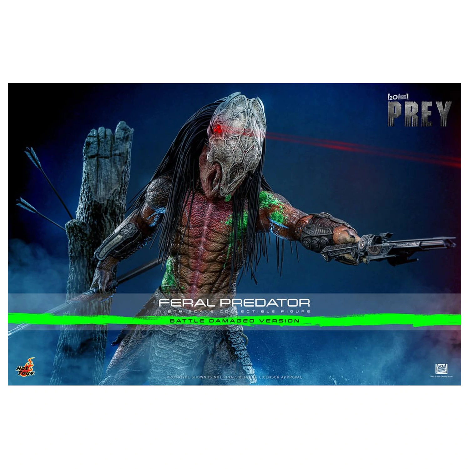 Prey Action Figure 1/6 Feral Predator (Battle Damaged Version) 37 cm poza produsului