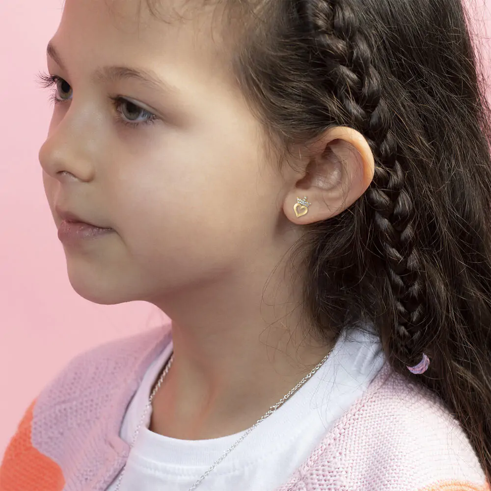 Cercei Princess și platou pentru bijuterii poza produsului