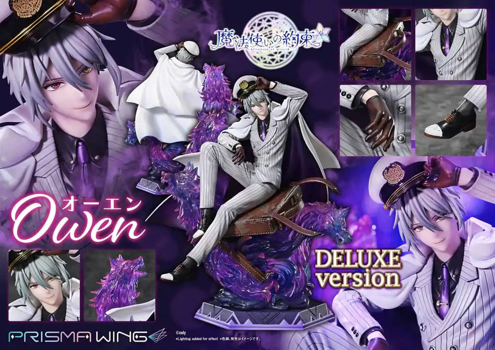 Statuie PVC Promise of Wizard Prisma Wing 1/7 Owen Deluxe Version 26 cm poza produsului