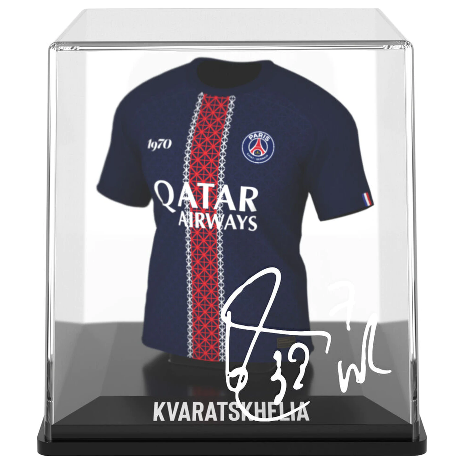 PSG Kvaratskhelia mini tricou figurina poza produsului