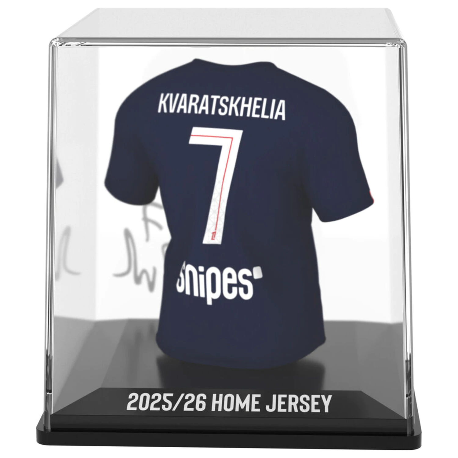 PSG Kvaratskhelia mini tricou figurina poza produsului