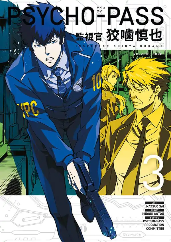 Psycho-Pass Inspector Shinya Kogami Manga Volum 3 poza produsului