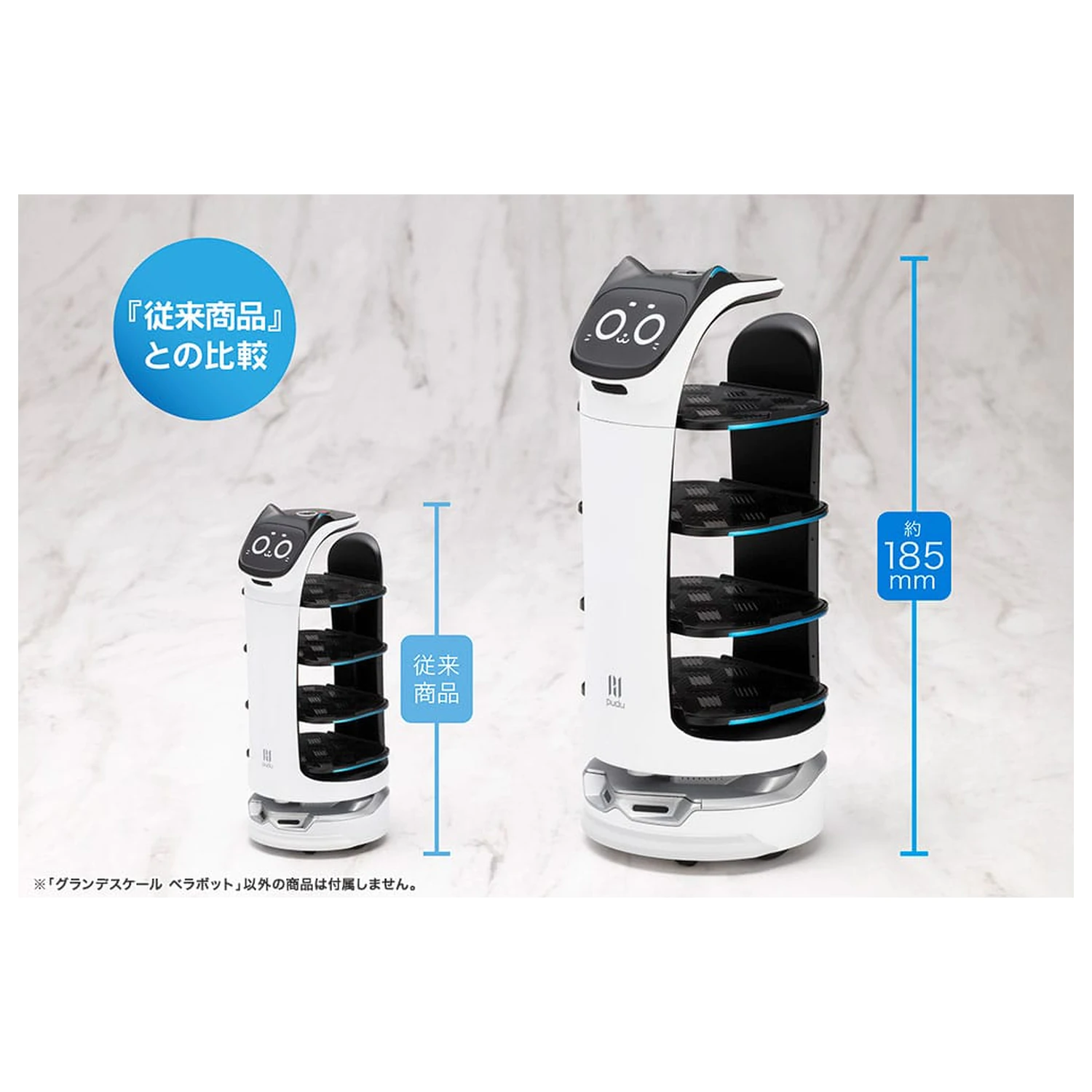 Pudu Robotics Grande Scale Plastic Kit Model BellaBot 19 cm poza produsului