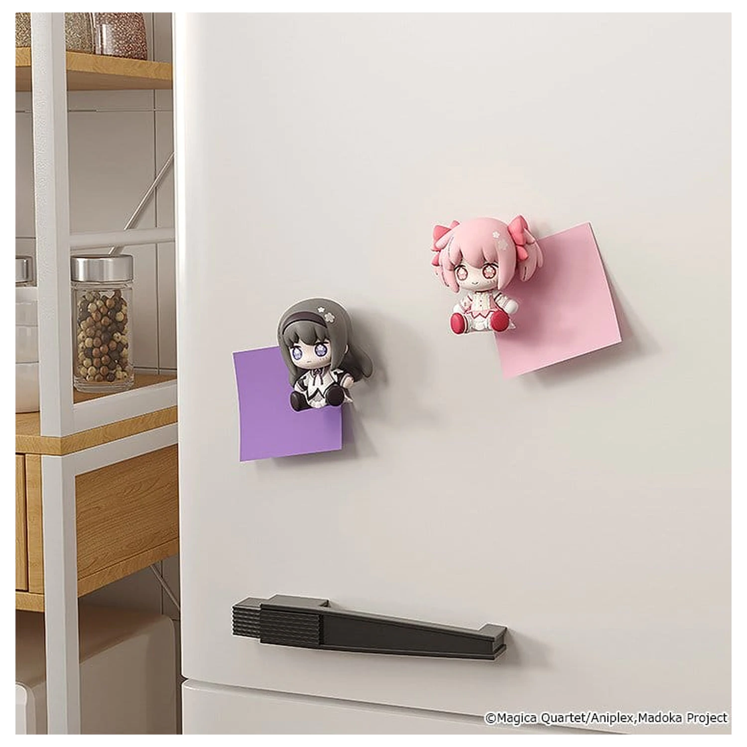 Puella Magi Madoka Magica Huggy Good Smile Mini Figurina Homura Akemi 7 cm poza produsului