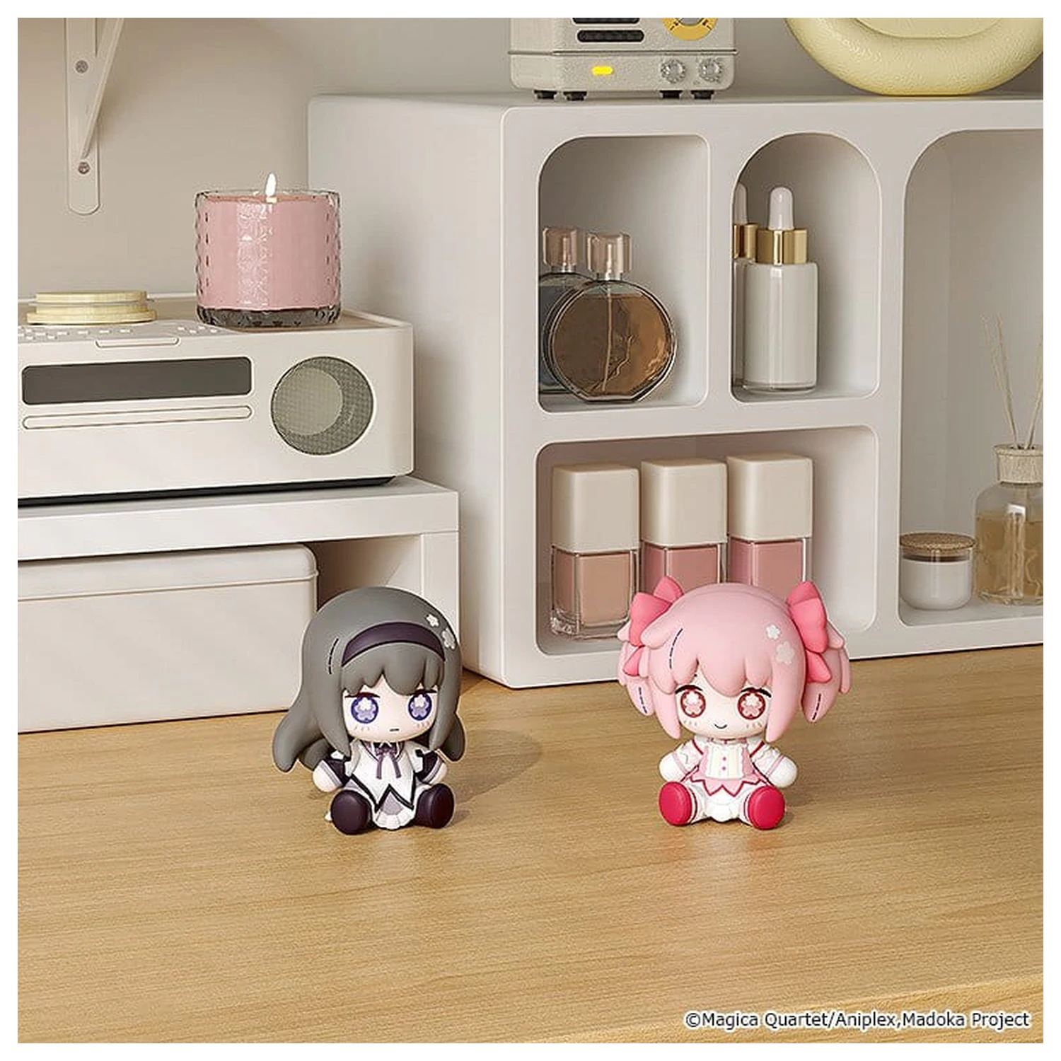 Puella Magi Madoka Magica Huggy Good Smile Mini Figurina Homura Akemi 7 cm poza produsului
