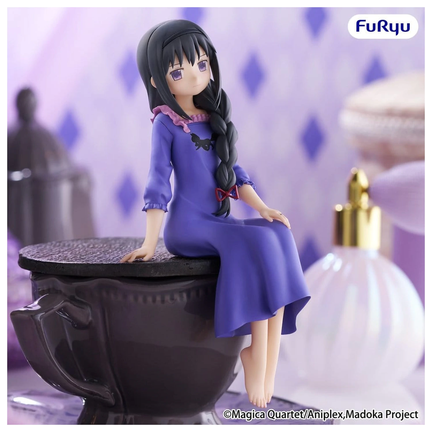 Puella Magi Madoka Magica figurina PVC Noodle Stopper -Homura Akemi- 15 cm poza produsului