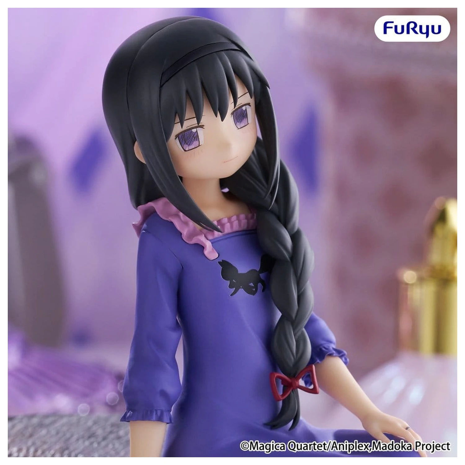 Puella Magi Madoka Magica figurina PVC Noodle Stopper -Homura Akemi- 15 cm poza produsului