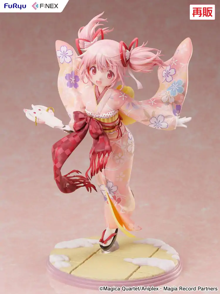 Puella Magi Madoka Magica Side Story Magia Record PVC Statueta 1/7 Madoka Kaname Kimono Ver. 22 cm poza produsului