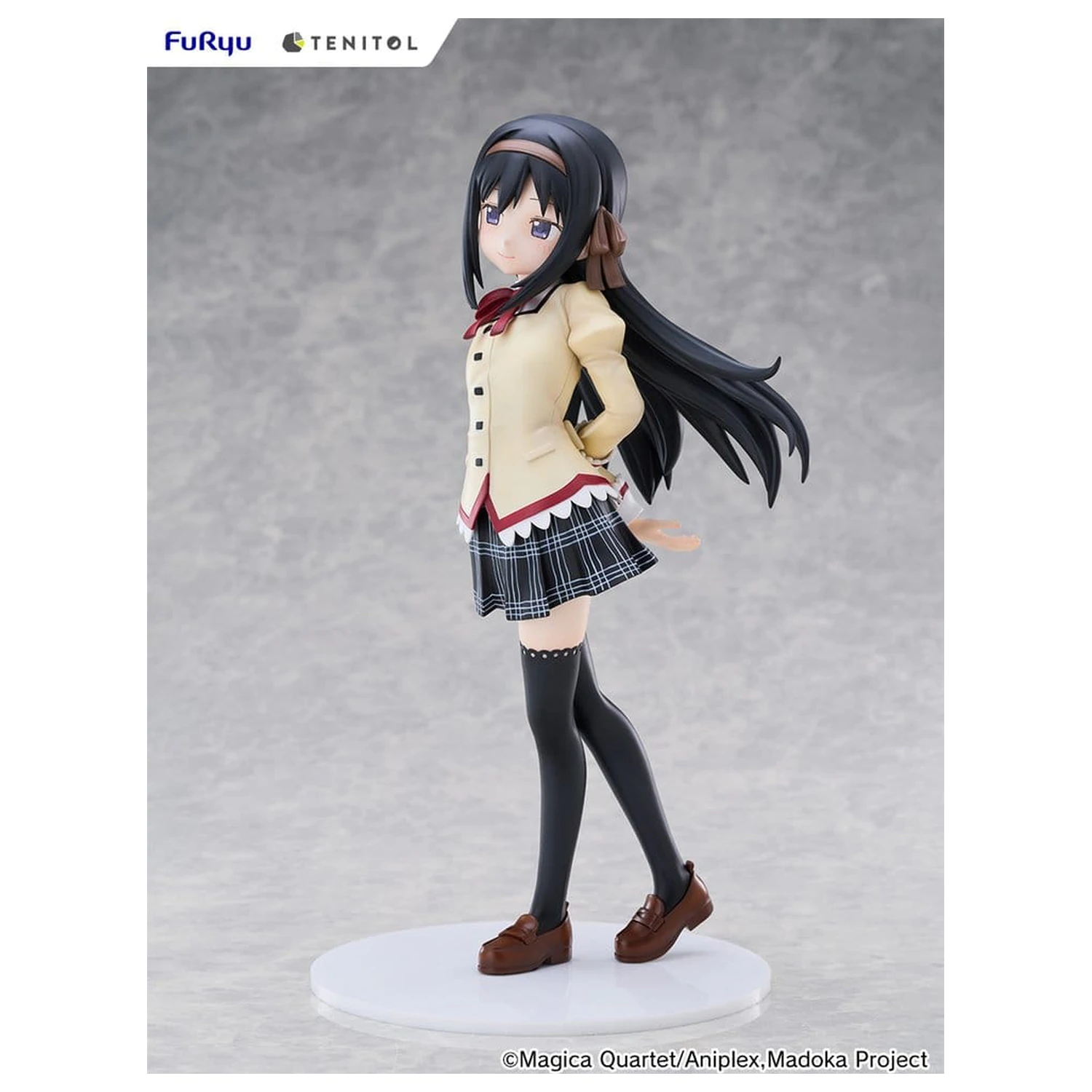 Puella Magi Madoka Magica the Movie -Walpurgisnacht: Rising- Tenitol Tall Figurina PVC Homura Akemi 30 cm poza produsului