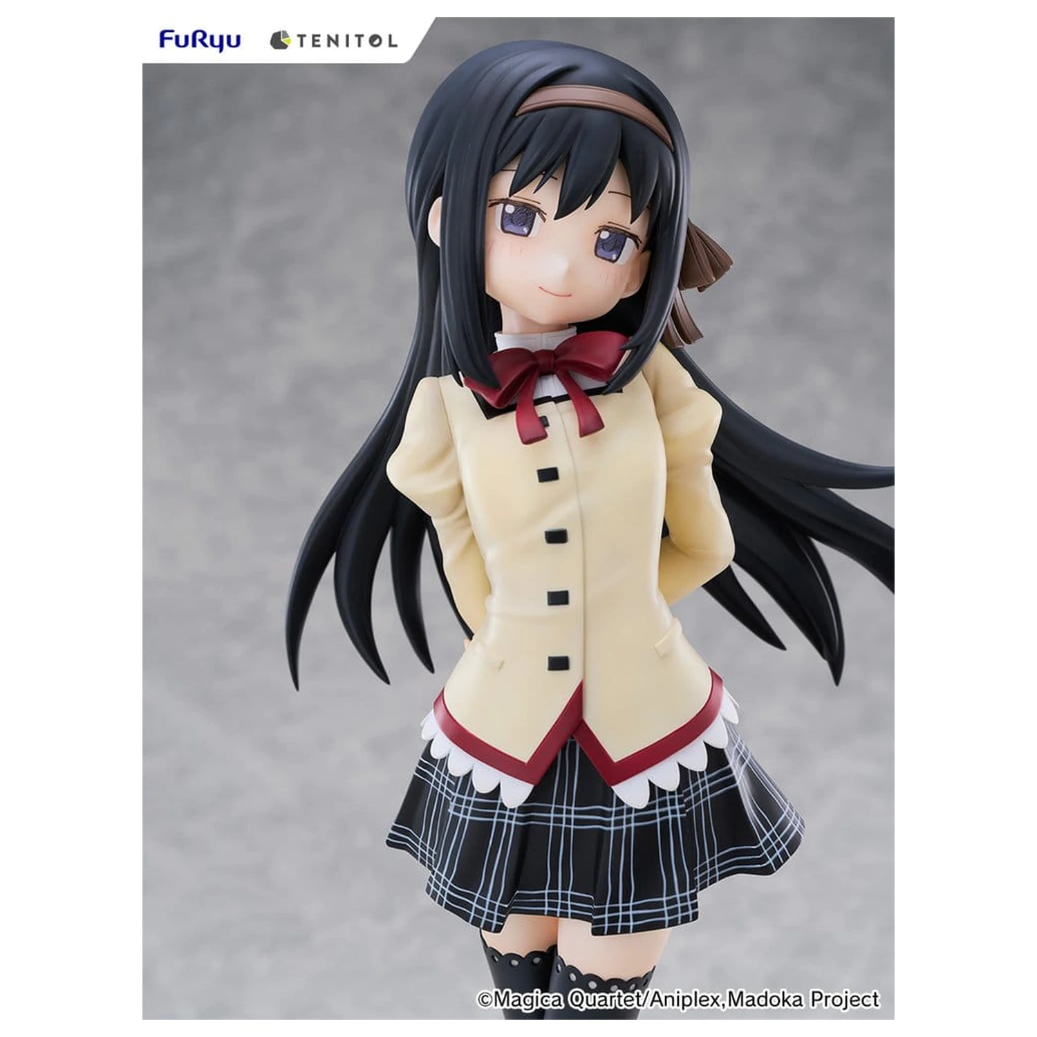 Puella Magi Madoka Magica the Movie -Walpurgisnacht: Rising- Tenitol Tall Figurina PVC Homura Akemi 30 cm poza produsului