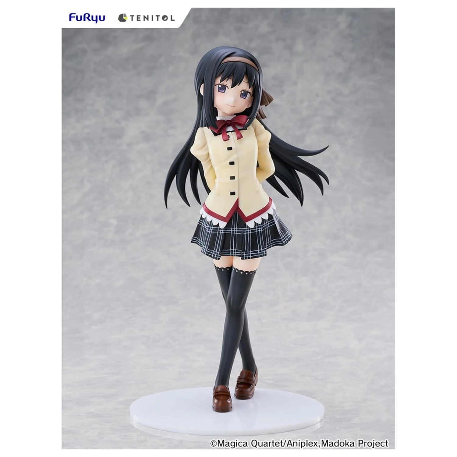 Puella Magi Madoka Magica the Movie -Walpurgisnacht: Rising- Tenitol Tall Figurina PVC Homura Akemi 30 cm poza produsului
