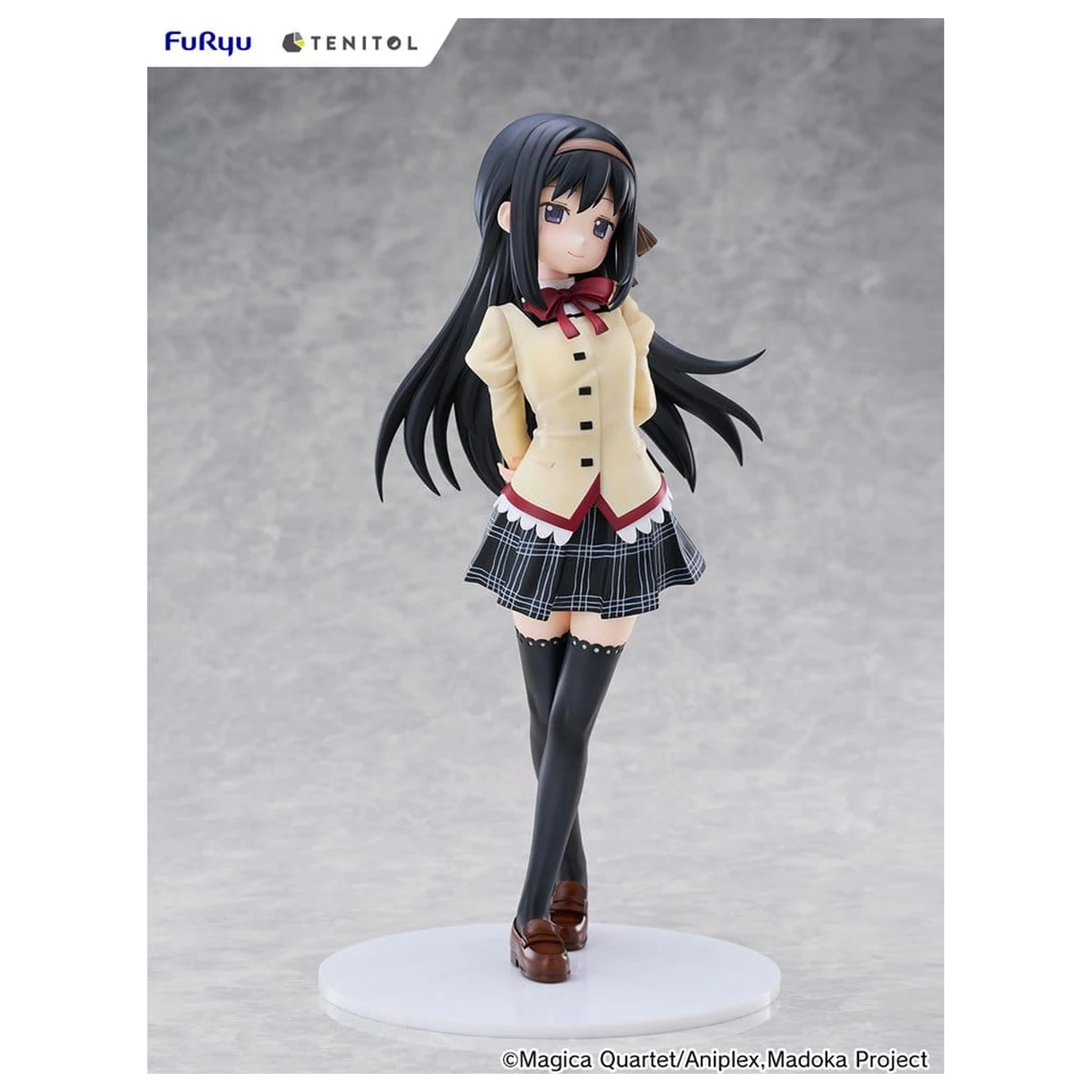 Puella Magi Madoka Magica the Movie -Walpurgisnacht: Rising- Tenitol Tall Figurina PVC Homura Akemi 30 cm poza produsului