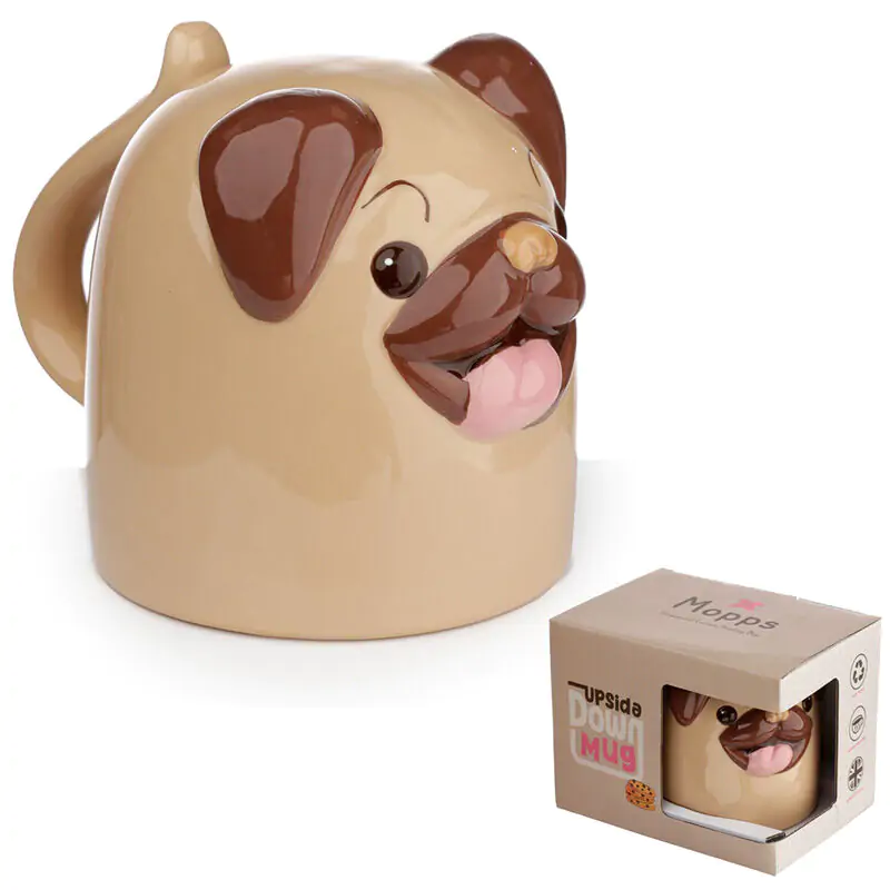 Cana 3D Pug dog 590ml poza produsului