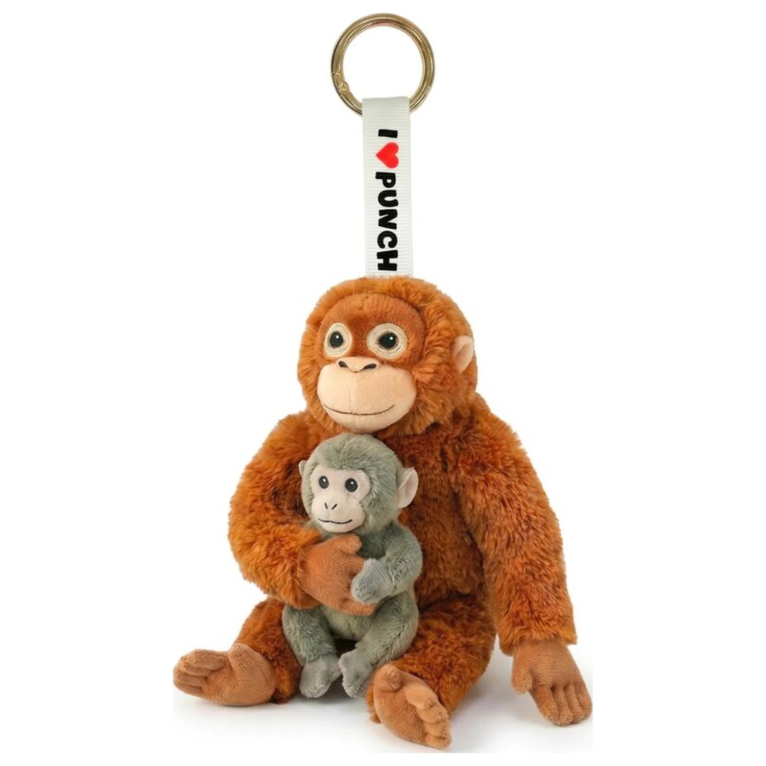 Punch monkey pluș breloc 15cm poza produsului