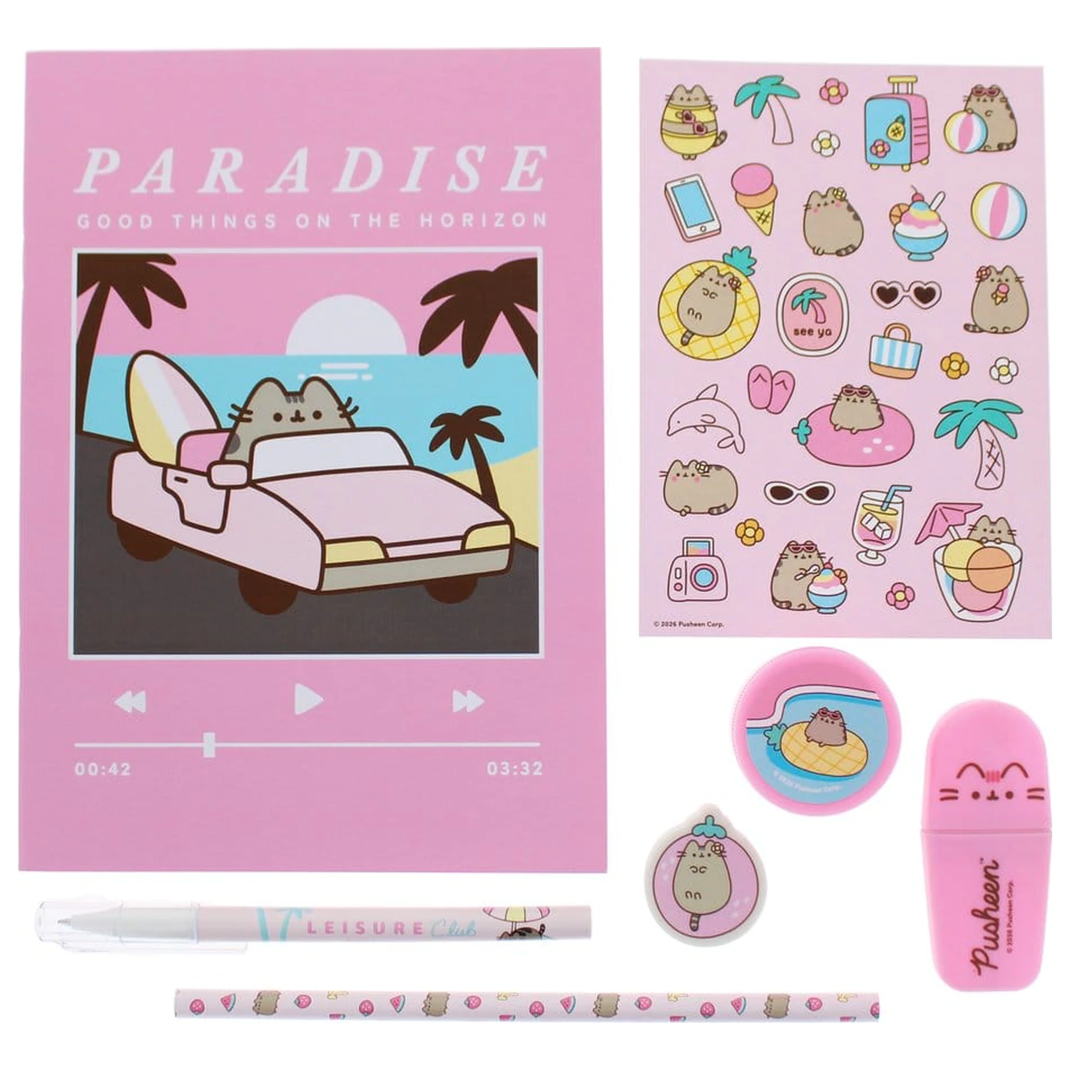 Set de papetarie Pusheen din 7 piese poza produsului