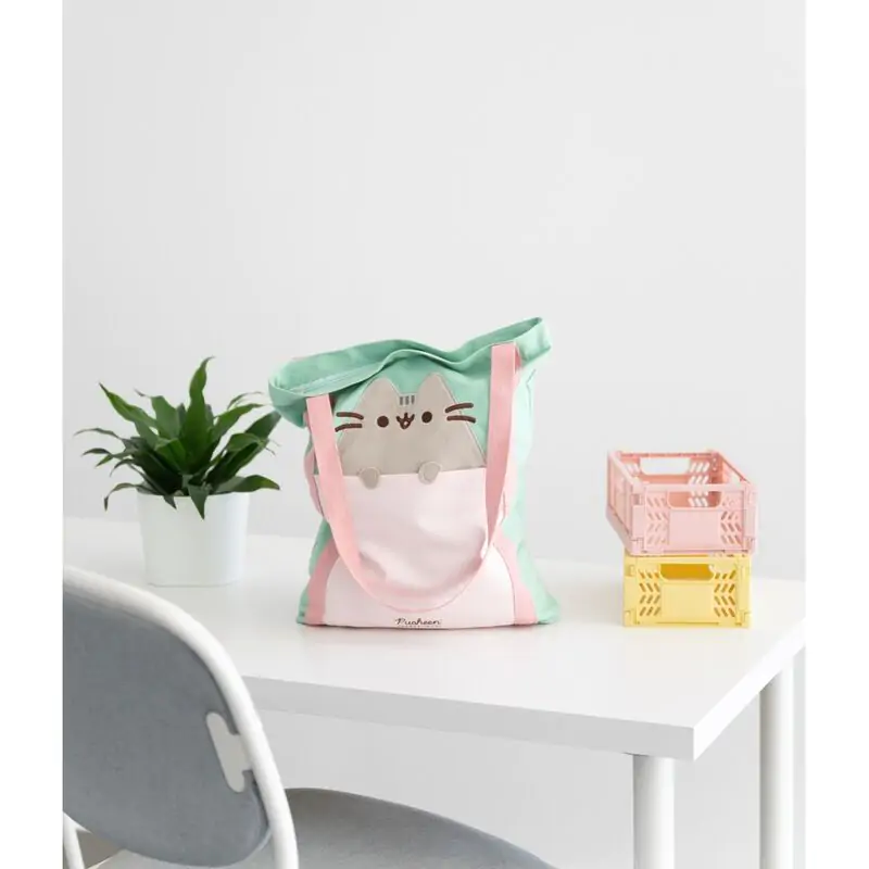 Pusheen premium sac de cumpărături poza produsului