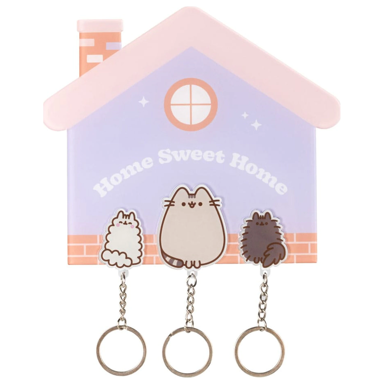 Pusheen suport de chei incl. 3 inele de chei poza produsului